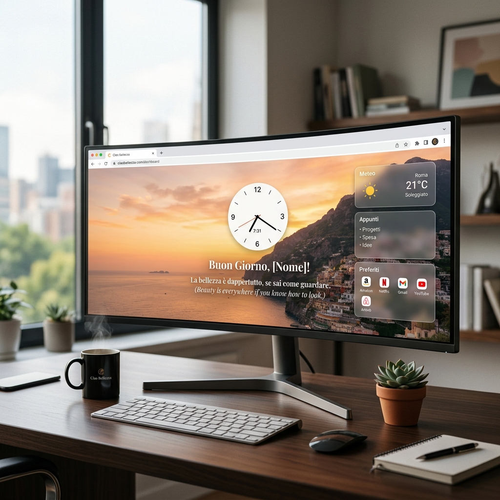 Ciao Bellezza dashboard preview